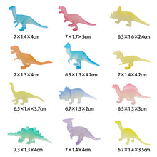 Load image into Gallery viewer, 12/16pcs Glow in Dark Dinosaur Model Toys Jurassic World Noctilucent Tyrannosaurus Toy Kids Action Figure Collectible Model Toys Gifts