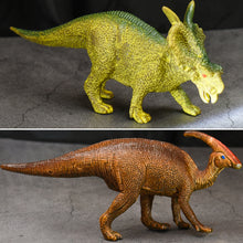 Load image into Gallery viewer, 15cm Dinosaur Model Toy Jurassic World Simulation Dino Toys Kids Children Dinosaur Cognition Model Collection Tyrannosaurus Raptor Triceratops Ankylosaur Stegosaurus Gift
