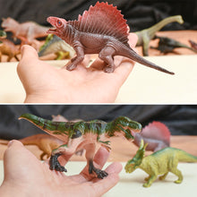 Load image into Gallery viewer, 15cm Dinosaur Model Toy Jurassic World Simulation Dino Toys Kids Children Dinosaur Cognition Model Collection Tyrannosaurus Raptor Triceratops Ankylosaur Stegosaurus Gift