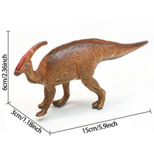 Load image into Gallery viewer, 15cm Dinosaur Model Toy Jurassic World Simulation Dino Toys Kids Children Dinosaur Cognition Model Collection Tyrannosaurus Raptor Triceratops Ankylosaur Stegosaurus Gift