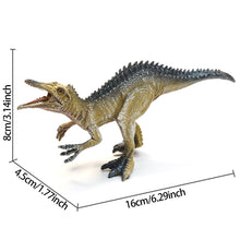 Load image into Gallery viewer, 15cm Dinosaur Model Toy Jurassic World Simulation Dino Toys Kids Children Dinosaur Cognition Model Collection Tyrannosaurus Raptor Triceratops Ankylosaur Stegosaurus Gift