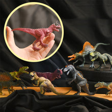Load image into Gallery viewer, 2/4pcs Solid Dinosaur Model Set Kids Tyrannosaurus Triceratops Dino Toys Jurassic World Dinosaur Collection Gifts Children Dinosaur Cognition Models