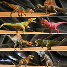 Load image into Gallery viewer, 2/4pcs Solid Dinosaur Model Set Kids Tyrannosaurus Triceratops Dino Toys Jurassic World Dinosaur Collection Gifts Children Dinosaur Cognition Models