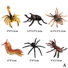Load image into Gallery viewer, 6pcs/set Simulation Insect Model Mini Insect Butterfly Ladybug Spider Kids Educational Toys Action Figures Insect Model Collection Gifts