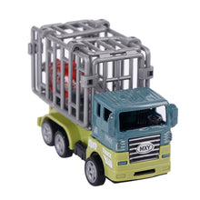 Load image into Gallery viewer, Alloy Dinosaur Car Toy Pull Back Cars Dino Truck Keyring Simulation Dinosaur Model Engineering Car Toy Key Chain Mini Dinosaur Toys for Kids Birthday Christmas Gifts