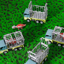 Load image into Gallery viewer, Alloy Dinosaur Car Toy Pull Back Cars Dino Truck Keyring Simulation Dinosaur Model Engineering Car Toy Key Chain Mini Dinosaur Toys for Kids Birthday Christmas Gifts
