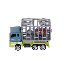 Load image into Gallery viewer, Alloy Dinosaur Car Toy Pull Back Cars Dino Truck Keyring Simulation Dinosaur Model Engineering Car Toy Key Chain Mini Dinosaur Toys for Kids Birthday Christmas Gifts