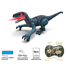 Load image into Gallery viewer, Remote Control Dinosaur Toys for Kids 2.4Ghz RC Electric Walking Dinosaur Robot Toy with Verisimilitude Sound for Kids Boys Girls Children's Gift