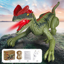 Load image into Gallery viewer, Remote Control Dinosaur Toys for Kids 2.4Ghz RC Electric Walking Dinosaur Robot Toy with Verisimilitude Sound for Kids Boys Girls Children's Gift