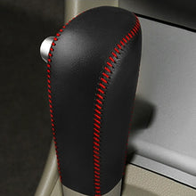 Load image into Gallery viewer, Car Leather Gear Shift Knob Cover Gear Shift Cover Gear Knob Protection For Nissan Tiida Livina Sentra Sylphy Bluebird 2006-2010