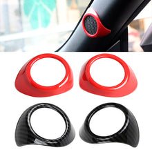 Load image into Gallery viewer, 2Pcs Car Interior A Pillar Door Audio Stereo Speaker Decoration Covers Trim Accessories For Ford Mustang 2015 - 2018