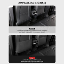 Load image into Gallery viewer, 2Pcs Car Interior Seat Back Anti Kick Pad Protector Child Anti Dirty Leather Styling Accessories Decoration For Tesla Model 3 model Y
