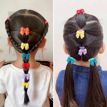Load image into Gallery viewer, 2pcs Kids Bow Knot Hair Rope Hair Band Girls Head Rope Rubber Band Head Jewelry Hair Accessories