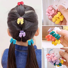 Load image into Gallery viewer, 2pcs Kids Bow Knot Hair Rope Hair Band Girls Head Rope Rubber Band Head Jewelry Hair Accessories