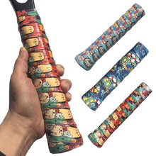 Load image into Gallery viewer, 110*3CM Matte Print Sweatband Tennis Badminton Racket Handle Color Tape Fishing Rod Slingshot Wrapping Belt Anti-Slip Anti-Perspirant Band