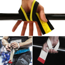 Load image into Gallery viewer, 2PCS Cotton Power Strap Thickened Hard Pull Weightlifting Rowing Gear Horizontal Bar Pull-Up Strap Gym Fitness Accessories