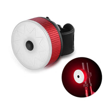 Load image into Gallery viewer, 1PC Mountain Bike Round Aluminum Shell Taillight Bright USB Charging Waterproof LED Intelligent Sensing Safety Warning Light Riding Equipment
