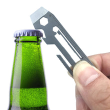 Load image into Gallery viewer, 7 In 1 Multifunctional Stainless Steel Tool Cassette Wrench Driver Bottle Opener Lightweight Portable Daily Maintenance Tool