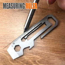 Load image into Gallery viewer, 7 In 1 Multifunctional Stainless Steel Tool Cassette Wrench Driver Bottle Opener Lightweight Portable Daily Maintenance Tool