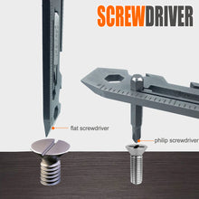 Load image into Gallery viewer, 7 In 1 Multifunctional Stainless Steel Tool Cassette Wrench Driver Bottle Opener Lightweight Portable Daily Maintenance Tool