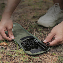 Load image into Gallery viewer, 1PC 20/30CM Ground Nail Storage Bag Outdoor Camping Tent Ceiling Accessories Large Capacity Oxford Cloth Storage Bag Camping Kit