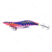 Load image into Gallery viewer, 1PC 14CM/20G Long Cast noctilucence Wood Shrimp Bait Ice Silk Shrimp Hard Bait Double Squid Hook Road Bait 3.5#