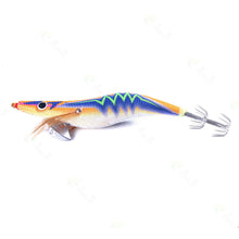 Load image into Gallery viewer, 1PC 14CM/20G Long Cast noctilucence Wood Shrimp Bait Ice Silk Shrimp Hard Bait Double Squid Hook Road Bait 3.5#