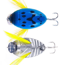Load image into Gallery viewer, 1PC 3.8CM/4G Artificial Ladybug Bait Insect Floating Surface System Lure Bionic Bait For Bass Warping Mouth Blood Groove Hook 8#