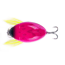 Load image into Gallery viewer, 1PC 3.8CM/4G Artificial Ladybug Bait Insect Floating Surface System Lure Bionic Bait For Bass Warping Mouth Blood Groove Hook 8#