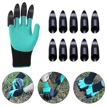 Load image into Gallery viewer, 10PCS Gardening Gloves Removable ABS Plastic Claw Protective Gloves Accessories For Gardening Digging Plants Change Pot Vegetable Planting