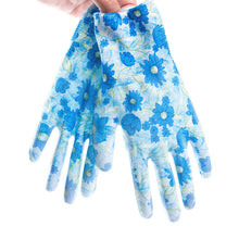 Load image into Gallery viewer, 1Pair PU Color Coated Palm Protective Gloves Thin Nylon Anti-Slip Wear-Resistant Gloves Planting Garden Cleaning Family Labor Protection Equipment