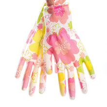 Load image into Gallery viewer, 1Pair PU Color Coated Palm Protective Gloves Thin Nylon Anti-Slip Wear-Resistant Gloves Planting Garden Cleaning Family Labor Protection Equipment