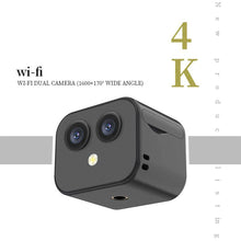 Load image into Gallery viewer, D3 Mobile Phone Wireless Network Camera Remote Two-way Intercom Monitoring Camcorder HD 4K Mini Wireless WiFi Dual Camera