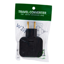 Load image into Gallery viewer, EU Plug 3 AC Outlet Power Strip Multiprise 1 Convert 3 Extension Electrical Socket 180° Rotating Fulfillment Socket AC Adapter