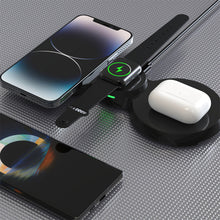 Load image into Gallery viewer, 3IN1 Magnetic Wireless Charger for Iphone XS XR 12 13 14 Pro Max Double 15W Fast Induction Charger for Apple Watch Airpods Pro
