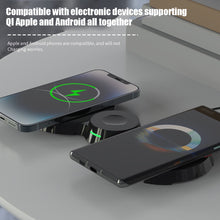 Load image into Gallery viewer, 3IN1 Magnetic Wireless Charger for Iphone XS XR 12 13 14 Pro Max Double 15W Fast Induction Charger for Apple Watch Airpods Pro