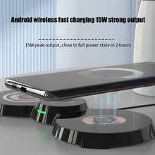 Load image into Gallery viewer, 3IN1 Magnetic Wireless Charger for Iphone XS XR 12 13 14 Pro Max Double 15W Fast Induction Charger for Apple Watch Airpods Pro