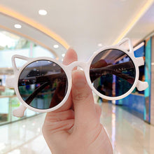 Load image into Gallery viewer, Cute Cat Shape Children Sunglasses Girls Boys Cute Cartoon Sunglasses Kids Outdoor Sun Protection Sunglasses Lovely Vintage Glasses