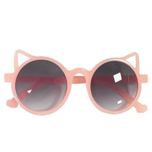 Load image into Gallery viewer, Cute Cat Shape Children Sunglasses Girls Boys Cute Cartoon Sunglasses Kids Outdoor Sun Protection Sunglasses Lovely Vintage Glasses