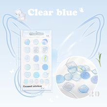 Load image into Gallery viewer, 18Pcs Aesthetic Journal Envelope Decoration Sealing Sticker Creative DIY Cute Fire Paint Stamp Stickers Kawaii Stationery