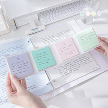 Load image into Gallery viewer, 1Pc Creative Cute Sticky Notes Student Message Notepaper Ins Sticky Foldable Sticky Notes Memo Pad Stationery
