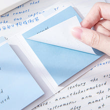 Load image into Gallery viewer, 1Pc Creative Cute Sticky Notes Student Message Notepaper Ins Sticky Foldable Sticky Notes Memo Pad Stationery