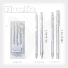 Load image into Gallery viewer, 4Pcs Kawaii Gel Pen Set Cartoon Press Ballpoint Pen for Students Cute 0.5mm 0.38mm Black Refill Office School Stationery