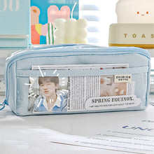 Load image into Gallery viewer, 1Pc Creative Three-dimensional Multi-layer Pencil Case Students Large-capacity Foldable Pencil Bag Stationery Bag Cosmetic Bag