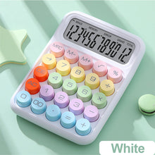 Load image into Gallery viewer, 12 Digits Candy Style of Calculator Large Display Mechanical Round Button Study Student Office Fashion Stationery