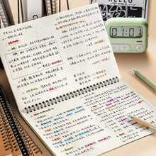 Load image into Gallery viewer, A5 Spiral Book Coil Notebook To-Do Lined Paper Journal Diary Sketchbook For School Supplies Stationery