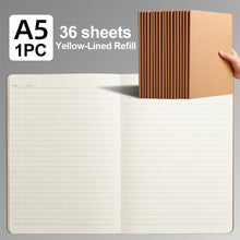 Load image into Gallery viewer, A5 Notebook To-Do Lined Paper Journal Diary Sketchbook Kraft Paper Daily Book Portable Notebook For School Supplies Stationery
