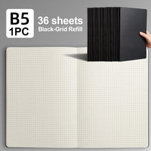 Load image into Gallery viewer, B5 Notebook To-Do Lined Paper Journal Diary Sketchbook Kraft Paper Daily Book Portable Notebook For School Supplies Stationery