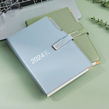 Load image into Gallery viewer, 2024 A6 Planner Notebook Diary Weekly Planner Agenda Goal Habit Schedules Journal Notebooks Stationery Office School Supplies