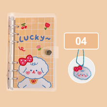 Load image into Gallery viewer, A6 Korean Kawaii Journal Notebook Loose-leaf Binder Bear Planner For Students Office School Supplies Notepad Stationery